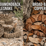 western diamondback and broadbanded copperhead